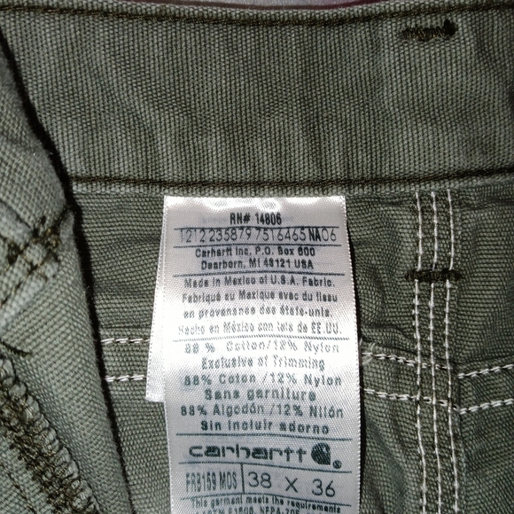 Carhartt man's fr pants size 38-36 - Picture 9 of 13